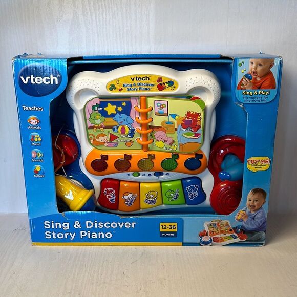 VTech Other - VTech Sing and Discover Story Piano Learning Toys 12-36 Months Model 80-076541